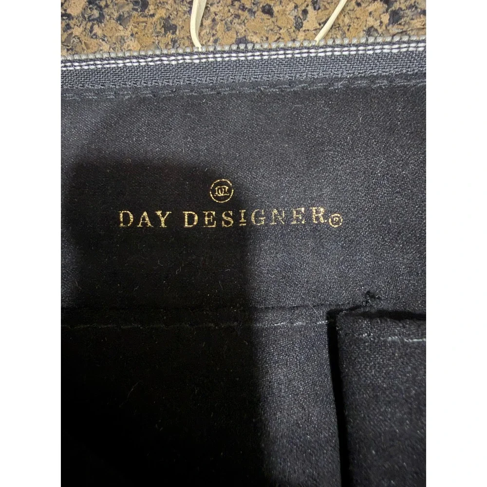 Day Designer Floral Folio Case Black Wildflower Tablet Planner‎ Sleeve Organizer